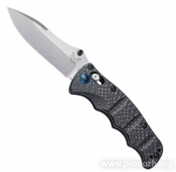   Benchmade Nakamura Axis Folder, Bohler M390 Steel, Satin finish Blade, Black G-10 Handle