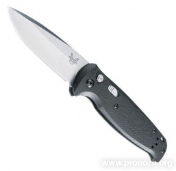    Benchmade CLA (Composite Lite Auto), 154CM Steel, Satin Finish Blade, Black G-10 Handle