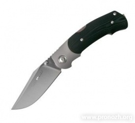   Viper "Turn", Satin finish Blade, Titanium Bolster, Black G-10 Handle