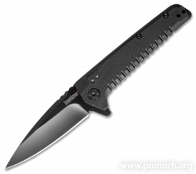   Kershaw Fatback, Black Blade, Black GRN Handle