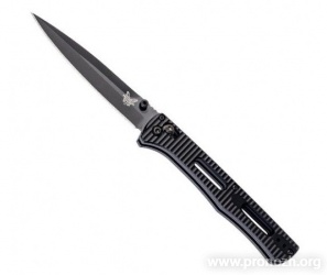   Benchmade Fact, Crucible CPM S30V Steel, DLC Coated Blade, Black Aluminium Handle