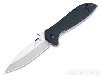   Kershaw CQC-4K, Stonewash Blade, Black G-10 Handle