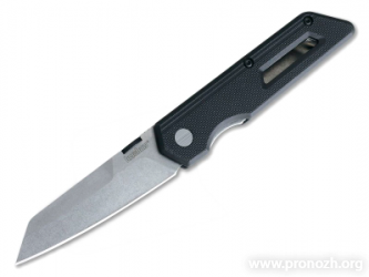   Kershaw Mixtape, Stonewashed Blade, Black GRN Handle