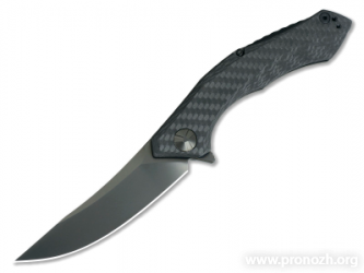 Складной нож Zero Tolerance ZT0462BLK,  DLC Coated Blade,  Carbon Fiber / DLC-Coated Titanium Handle