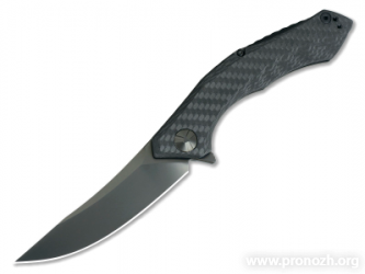   Zero Tolerance ZT0462BLK,  DLC Coated Blade,  Carbon Fiber / DLC-Coated Titanium Handle