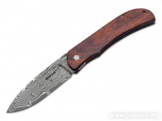   Boker Plus Exskelibur I, Damascus Steel, Cocobolo Handle