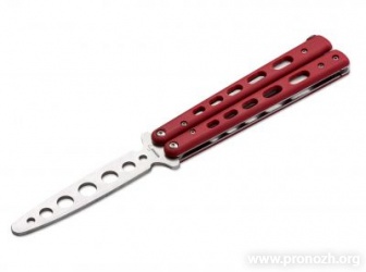 Складной нож Boker Plus Balisong Trainer Red