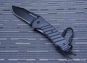   Ontario Utilitac II Drop Point, Aus-8 Steel, Black Blade