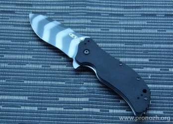 Складной нож Zero Tolerance ZT0350TS, Tiger Stripe Coated Blade, Black G-10 Handle