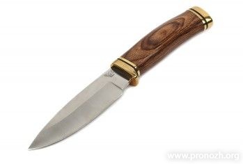    Buck Vanguard, Crucible CPM S30V Steel, Satin Finish Blade, Walnut Dymondwood Handle