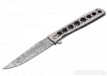   Boker Plus Urban Trapper Damasteel, Titanium Handle