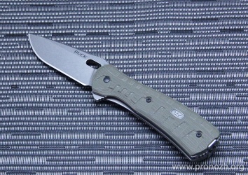   Buck Vantage Force Pro Large, CPM S30V Steel, Stonewashed Blade, Olive Drab G-10 Handle