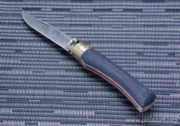 Складной нож Antonini Knives  Old Bear Laminate S, Satin Finish, Black Handle