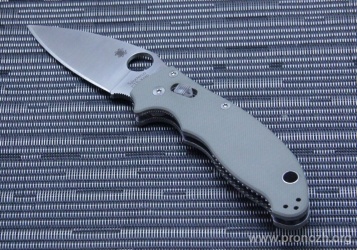    Spyderco Manix 2, CTS-HXP Steel, Satin Finish Blade, Gray G-10 Handle