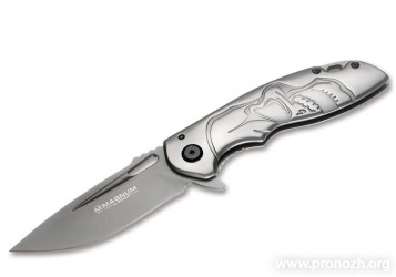   Boker - Magnum Massive Half Skull Flipper