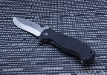   Emerson  Mini CQC-15 (Close Quarters Combat - Model 15), Satin Finish Blade, Black G-10 Handle