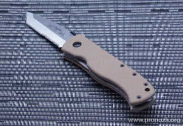   Emerson  CQC-7V (Close Quarters Combat - Model 7), Satin Finish Blade, Combo Edge,  G-10 Handle