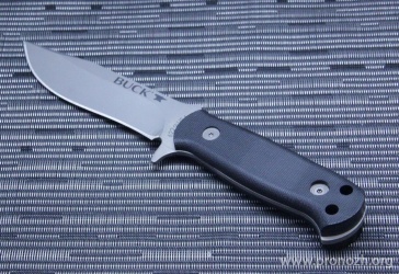   Buck Endeavor, 420HC Steel, Bead Blasted Blade, Black GRN Handle