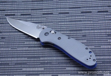   Benchmade Griptilian, Crucible CPM 20CV Steel, Satin Finish Blade, Black G-10 Handle