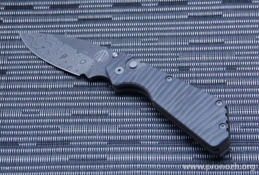Складной автоматический нож Pro-Tech  PT Auto, Chad Nichols Damascus Steel, Titanium Handle