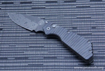    Pro-Tech  PT Auto, Chad Nichols Damascus Steel, Titanium Handle