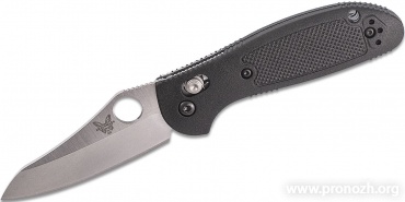   Benchmade Griptilian Mini, Crucible CPM S30V Steel, Satin Finish Blade, Black Noryl GTX Handle