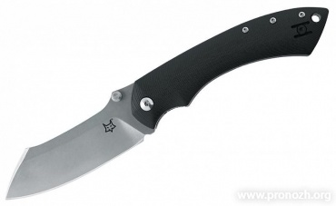   Fox Knives "Pelican", Stonewashed  Blade, Black G-10 Handle