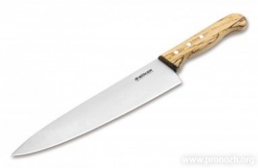 Поварской кухонный шеф-нож Boker - Manufaktur Solingen Tenera Chef's Knife Large Ice Beech