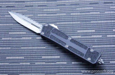      Microtech Scarab II D/E Stonewash Full Serrated