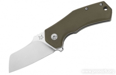   Fox Knives "Italicus", Satin Finish Blade, OD Green G-10  Handle