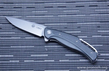   Ruger Knives Windage (IKBS Flipper), Stonewashed Blade, Gray Aluminum Handle