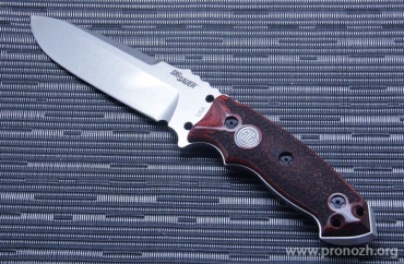   Hogue EX-F01 5" Drop Point, Stonewash Blade, Rosewood Handle