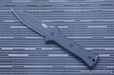   Zero Tolerance  ZT0150 Galyean Boot Knife , PVD Coated Blade, Black G-10 Handle