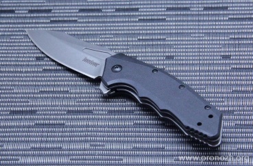   Kershaw Flitch, 8Cr13MoV Steel, Stonewashed Blade, Black GRN Handle