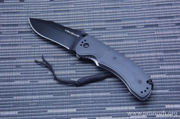   Ontario Utilitac Tactical  II Drop Point, Aus-8 Steel, EDP Blade, Black Zytel Handle