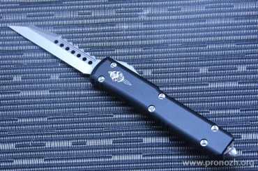      Microtech Ultratech Hellhound Warhound Signature Series, Stonewash Standard