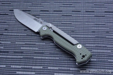   Cold Steel AD-15, Crucible CPM S35VN  Steel, Satin Finish Blade, Green G-10 Handle