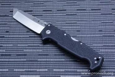   Cold Steel SR1 Lite Tanto, Satin Finish Blade, 8Cr13MoV Steel, Black Grivory Handle