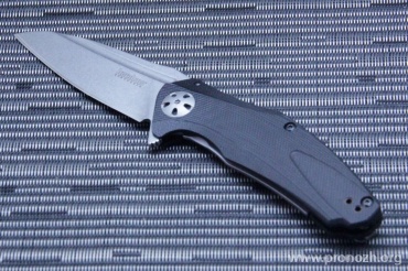   Kershaw Natrix, 8Cr13MoV Steel, Stonewashed Blade, Black G-10 Handle 