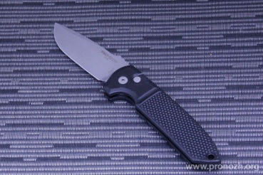    Pro-Tech Rockeye, Acid Stonewash Blade, Black Aluminum Handle 