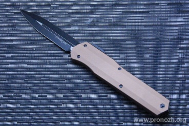      Microtech Cypher D/E,  Smooth Tan Standard
