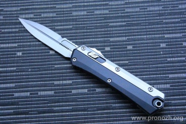      Microtech Glykon Bayonet, Bead Blast Overlay, Stonewash Standard, Nickel Boron Internals