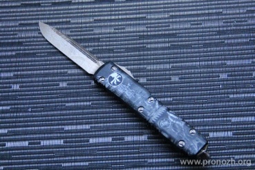      Microtech Ultratech S/E PVK Custom Steampunk, Bronze W/BronzeAnodized "Gears" Engraved Blade & Hardware