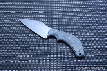   Bastinelli Creations Foreigner Stonewash Fixed Blade Knife