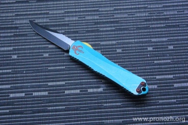      Heretic Knives Manticore-E Bowie, Battlewworn Two Tone Black Bounty Hunter