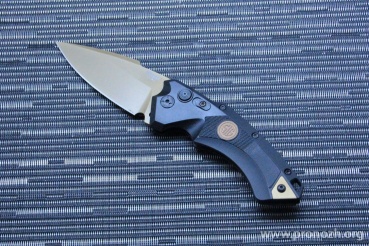    Hogue EX-A05 3.5" Sig Sauer Emperor Scorpion Spear Point Auto, Flat Dark Earth PVD Blade, Black G-Mascus Handle