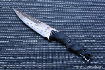   Bawidamann Blades  Nameless Dagger - Acid Etched / Bronze Spectral Patina