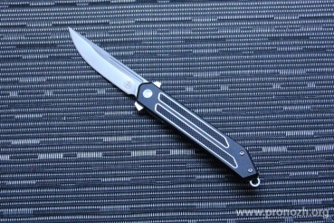 �������� ��� Begg Knives Kwaiken, Satin Finish Blade, D2 Tool Steel, Black Aluminum / Black G-10 Handle