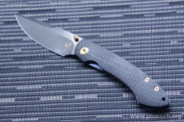   William Henry  T12 , 154CM Steel, DLC Coated Blade, Carbon Fiber Handle