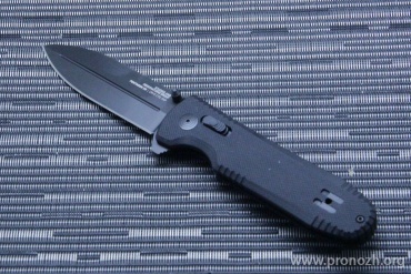   SOG Pentagon MK3 Blackout, Ceracote Coating Blade, Crucible CTS - XHP  Steel, Black G-10 Handle